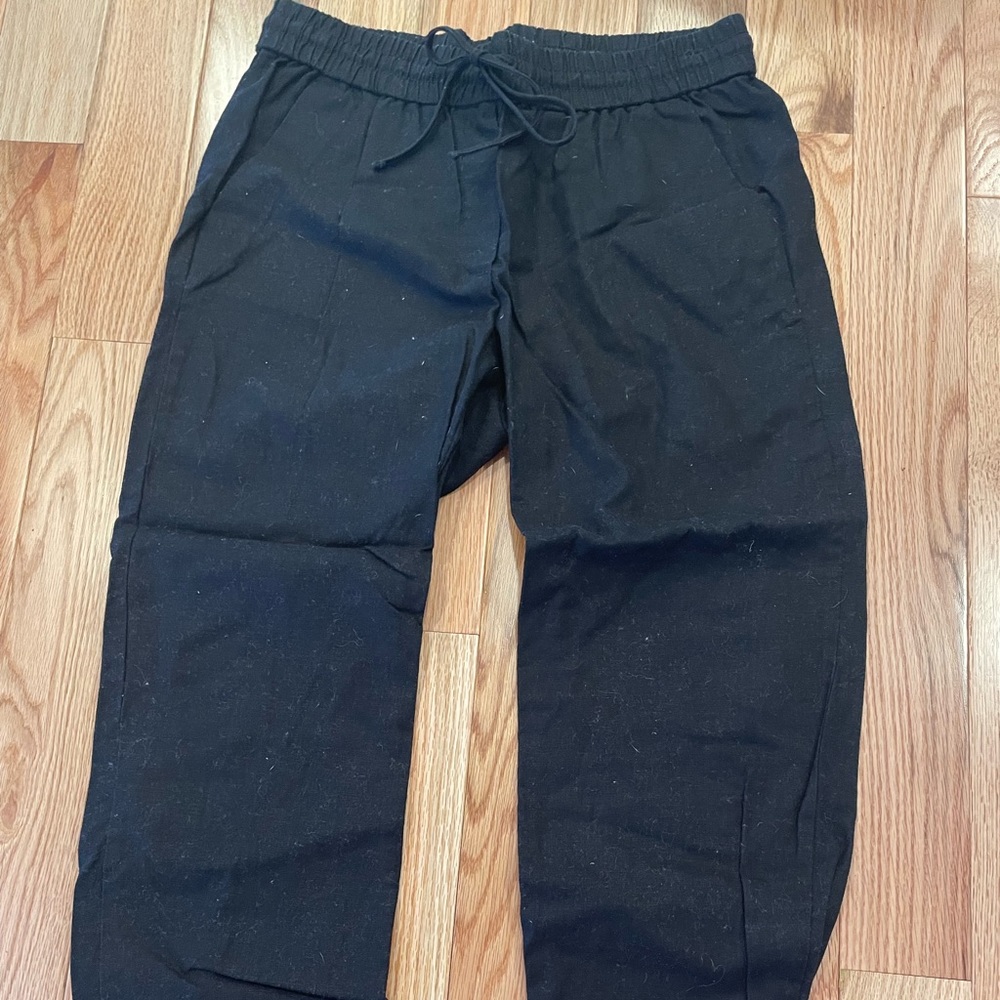 Jcrew Factory rolled black pant